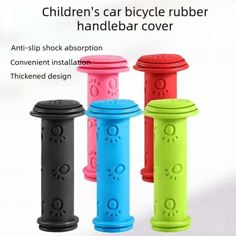 Mountain Biking Blue Mountains - 1 Pair Kids Rubber Grip Handle